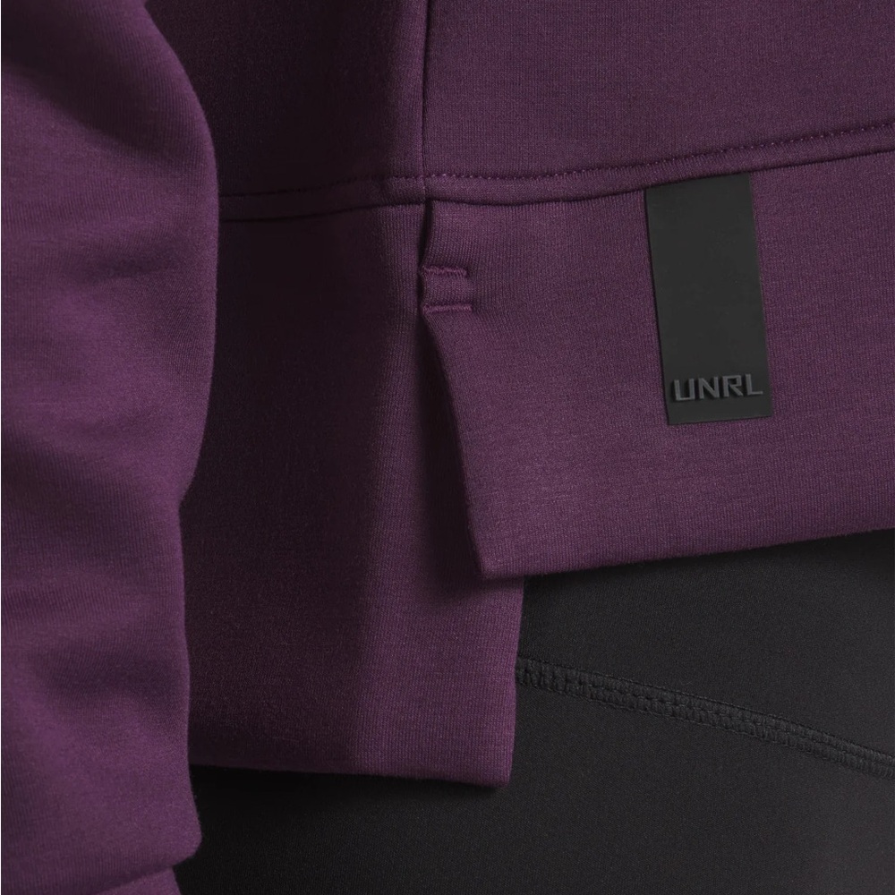 Luxbreak oversized women’s hoodie (dark plum) XS NWT - Picture 3 of 4